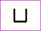 Canal inferior con forma de "U"